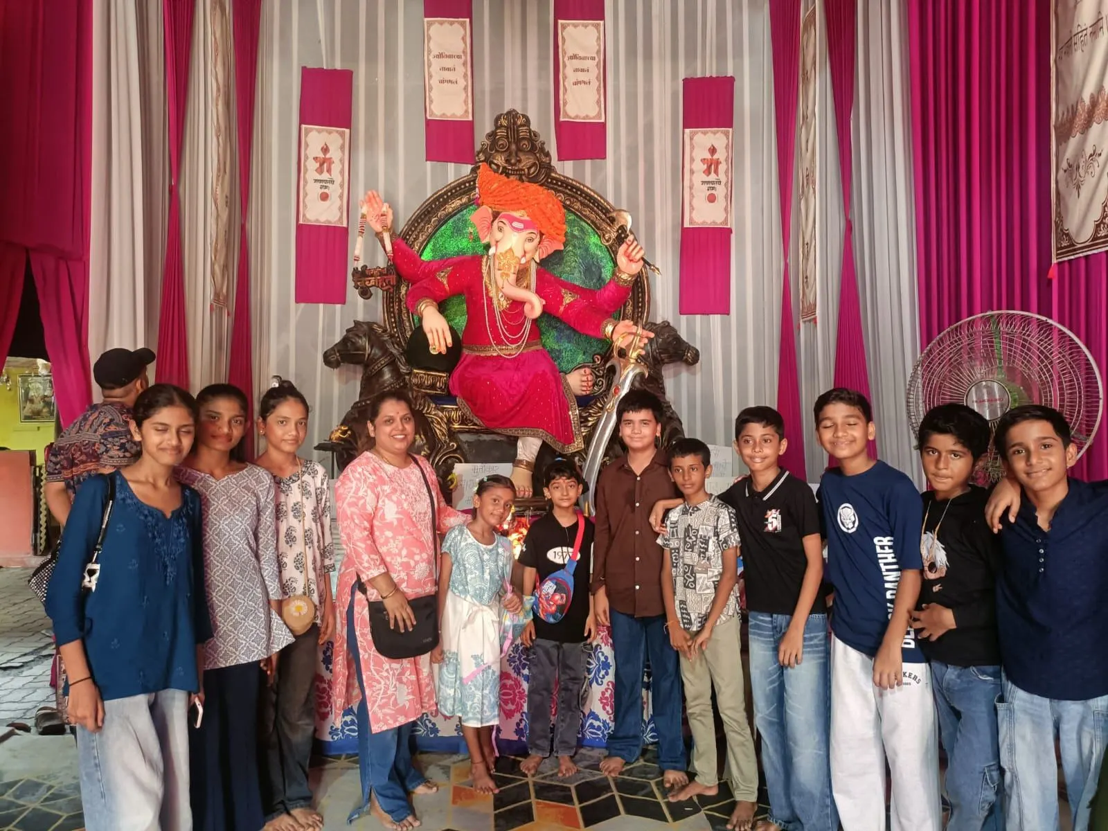 Ganpati visit